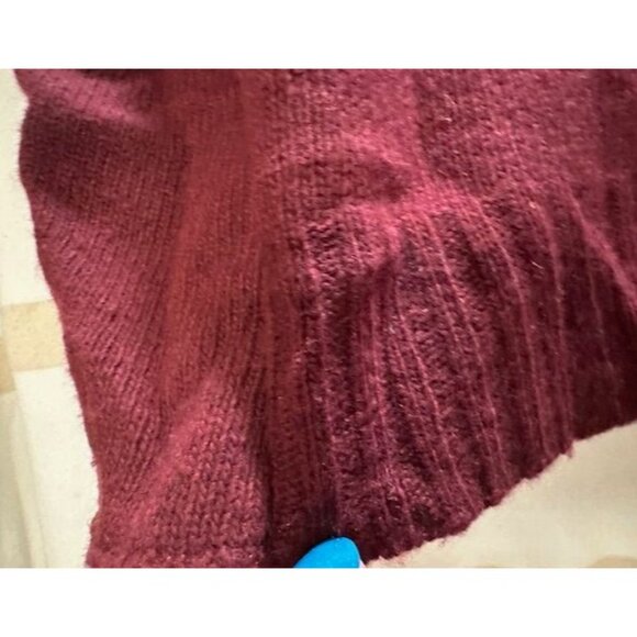 Bianco & Blu Italy Merino Wool Cashmere Blend Cozy Slim Look Crewneck Sweater M - Picture 3 of 8